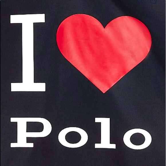 POLO RALPH LAUREN “I ❤️ POLO” Swim Suit Sz L NEW!! - Picture 5 of 12